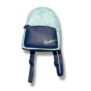 Dani by Danielle Nicole Disney Cinderella Teal‎ Dark Blue Mini Backpack
